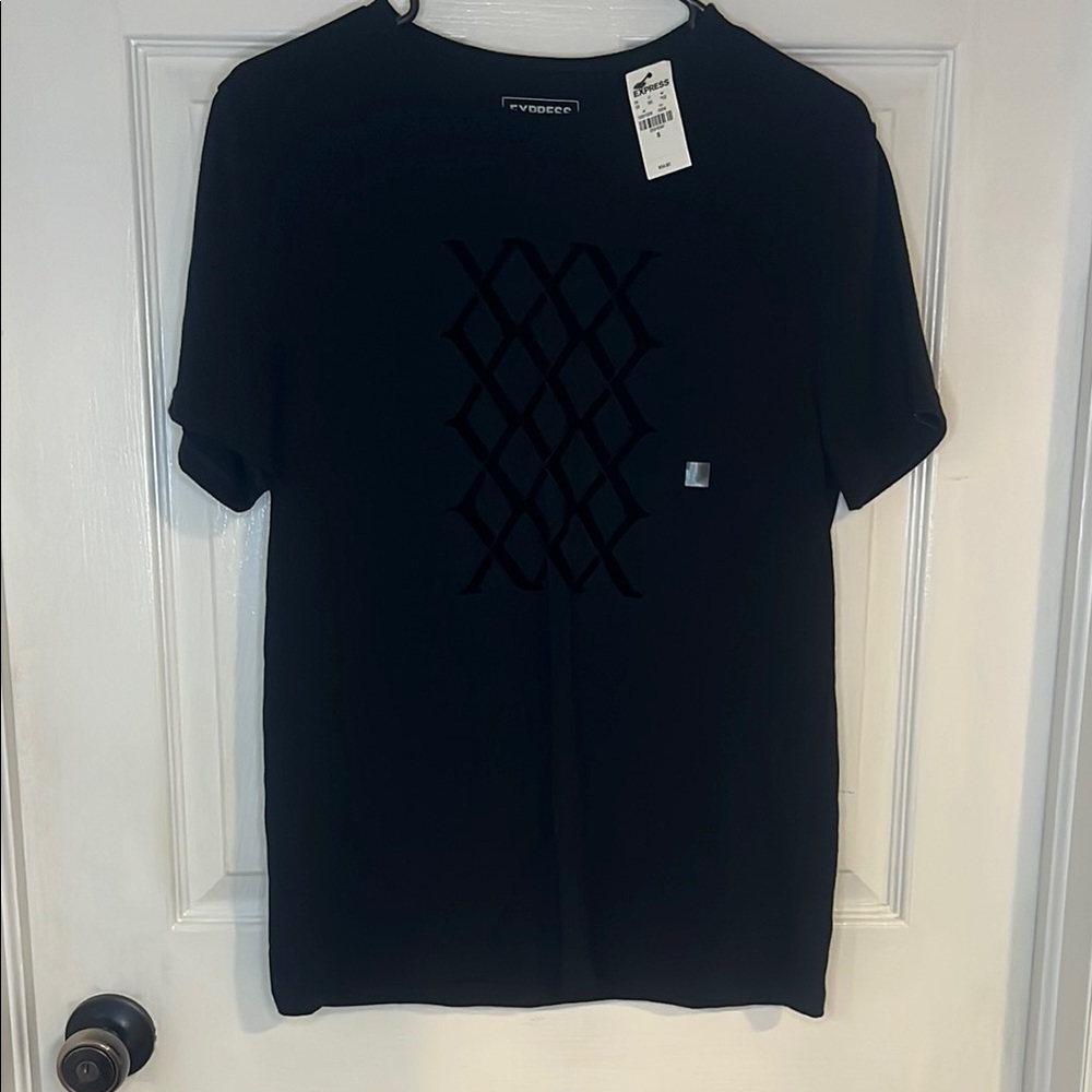 Express Black Short Sleeve Tee